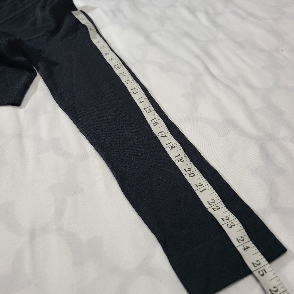 Express Juniors Long Sleeve Large Black Zip Up Sweater Y2K - Picture 9 of 10